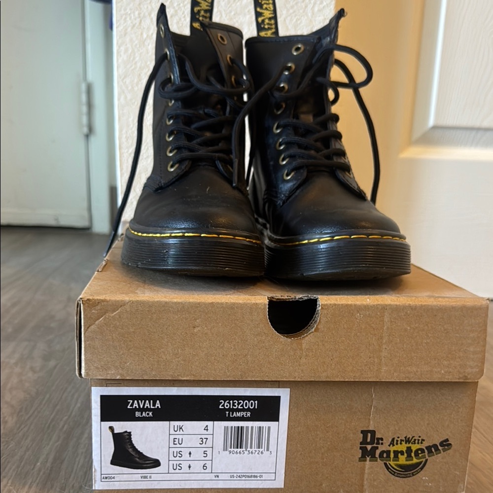 Dr. Martens Black Zavala Men's Boots